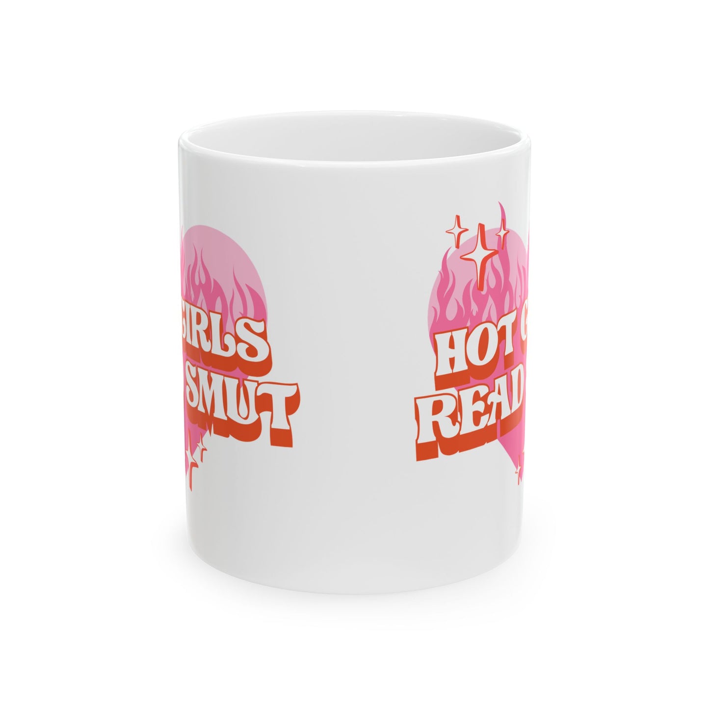 “Hot Girls Read Smut” – Spicy Book Lover Mug