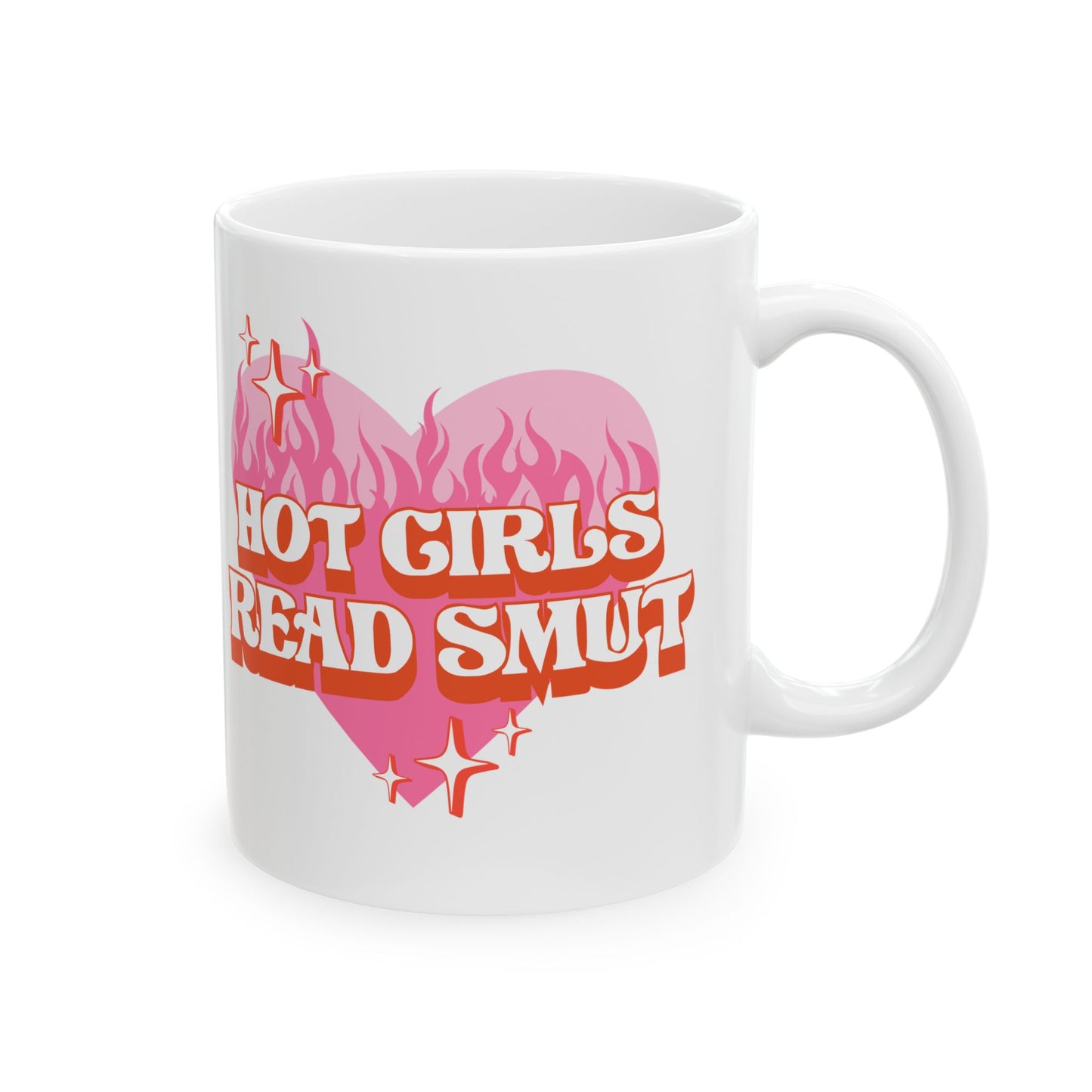 “Hot Girls Read Smut” – Spicy Book Lover Mug