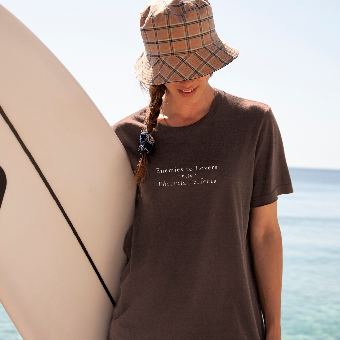 Enemies to Lovers + Coffee = Perfect Formula – Bookish Romance T-Shirt for Tropes Addicts