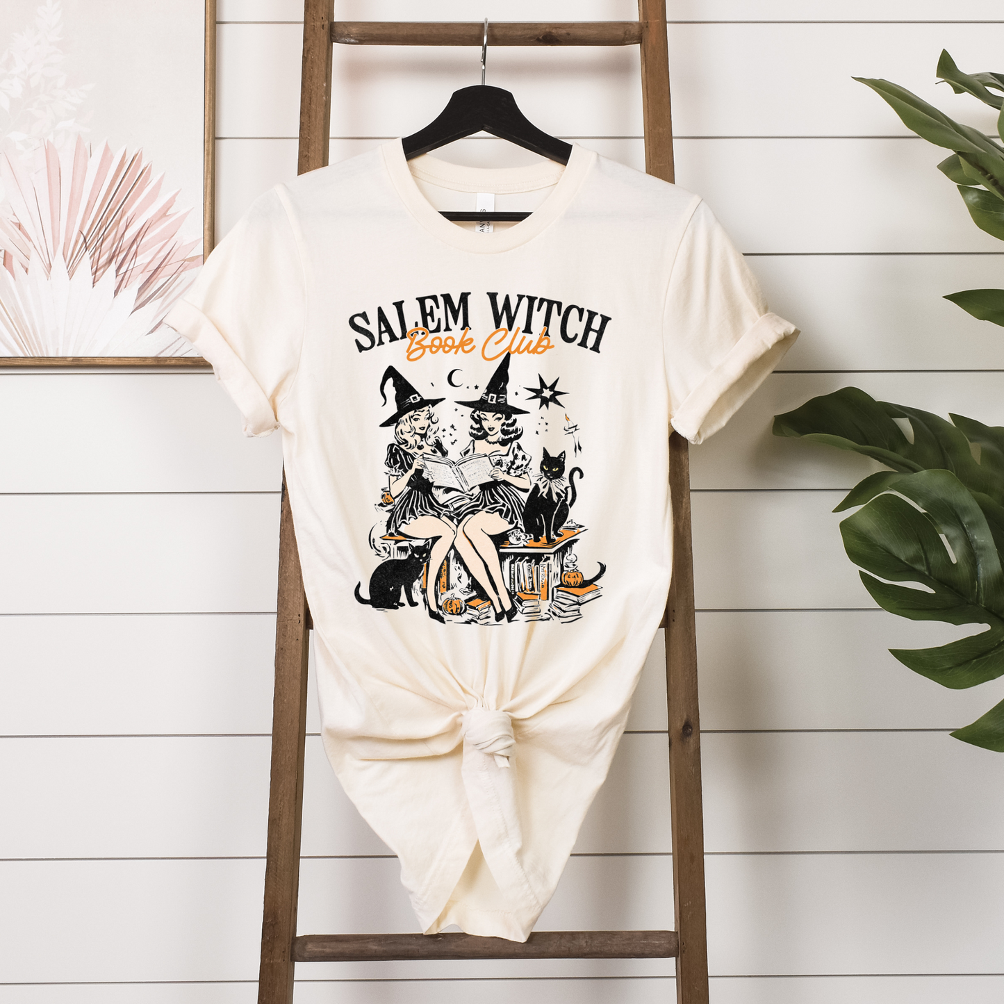“Salem Witch Book Club” – Halloween Reading T-Shirt